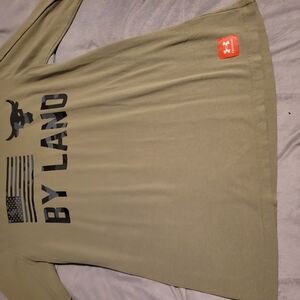 Under Armour Khaki Long Sleeve with Graphic Print